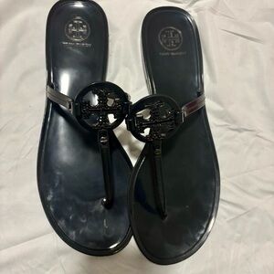 Tory Burch Jelly Black Sandals 9